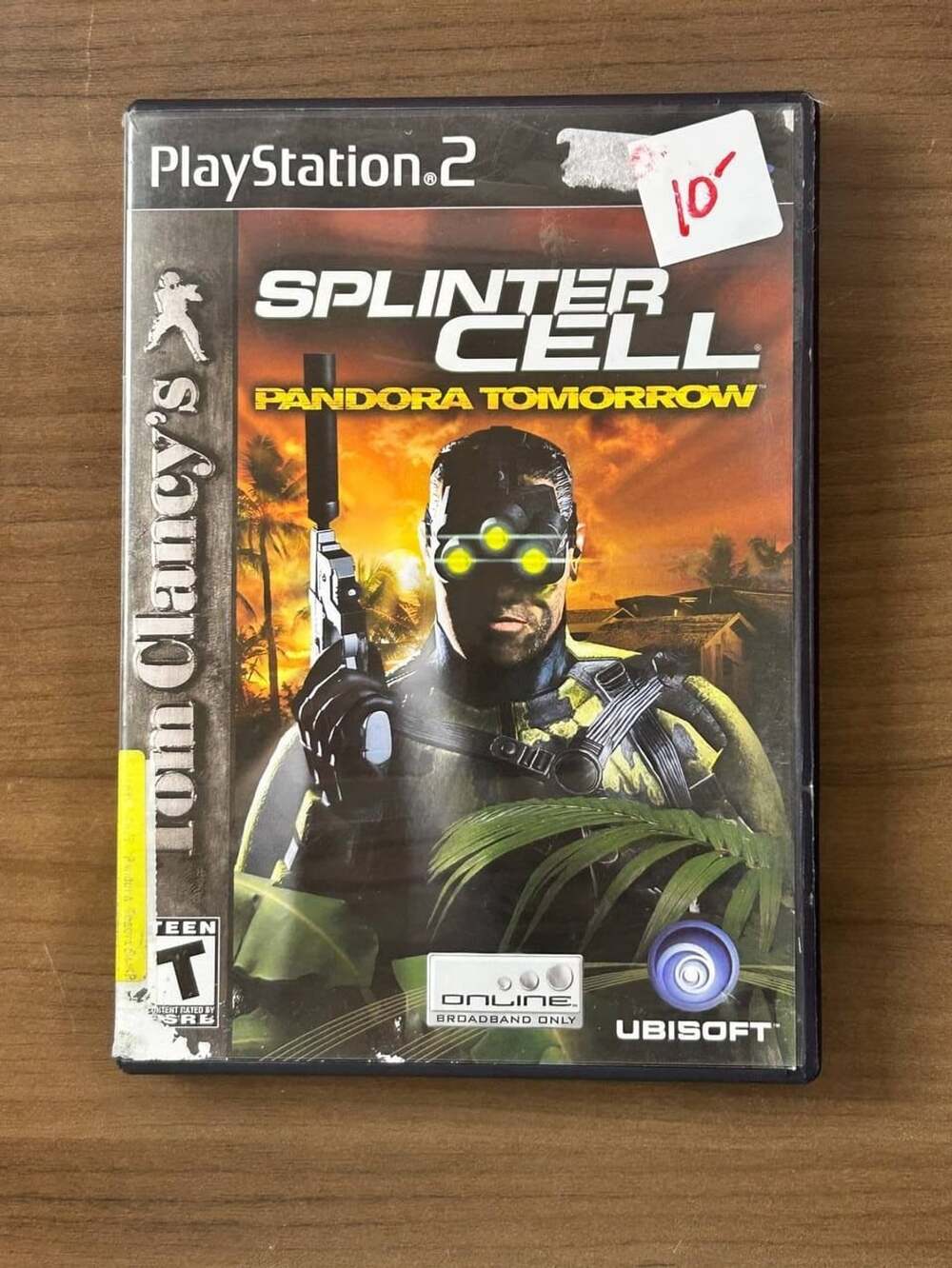 Tom Clancy’s Splinter Cell Pandora Tomorrow PS2 CIB Disc Case Manual 2004